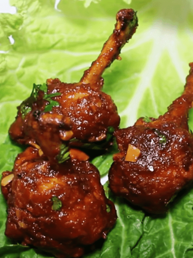 Chicken lollipop wings, a flavor-packed delight.